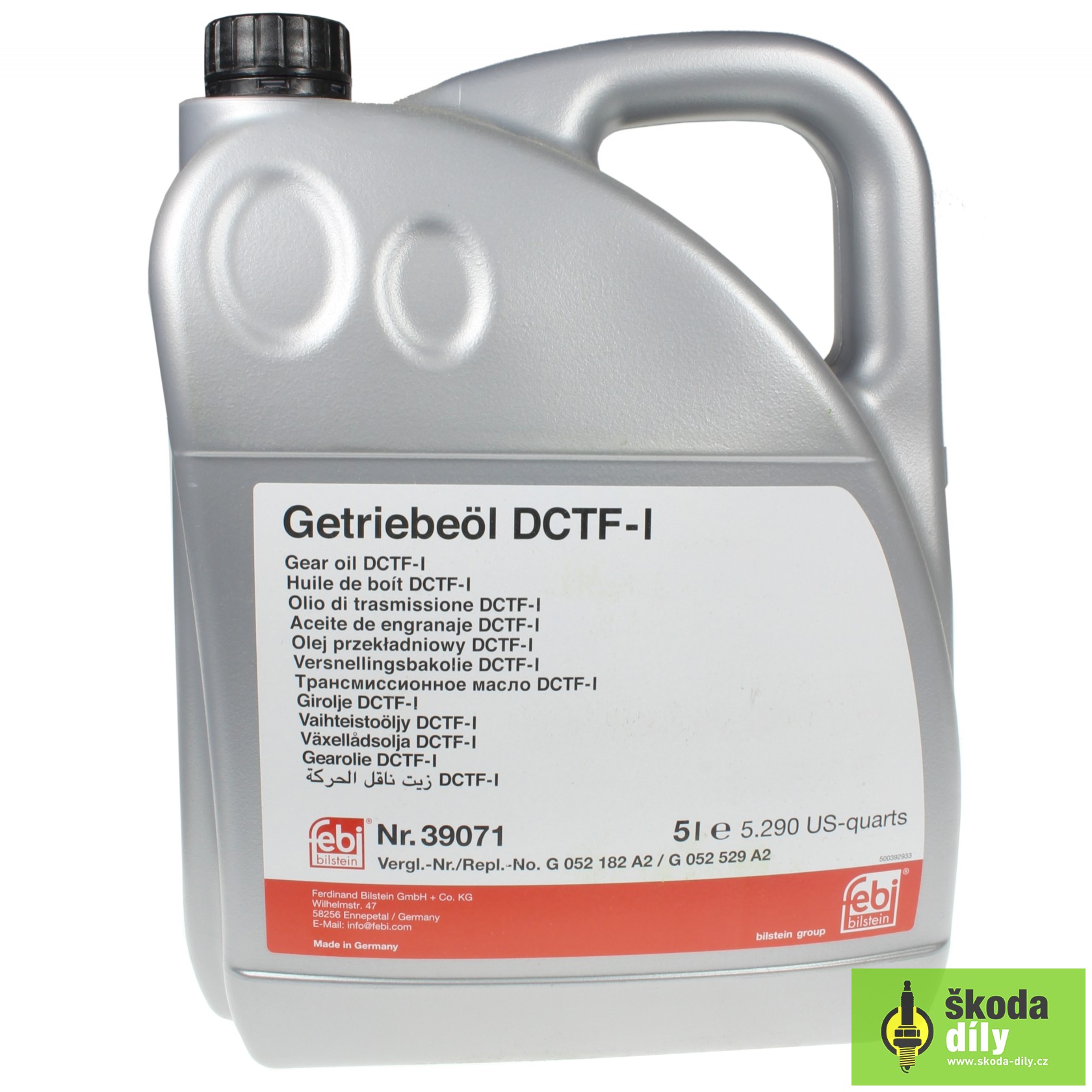 Automatic Transmission Oil for DSG (Replaced By G0521821LDSP)