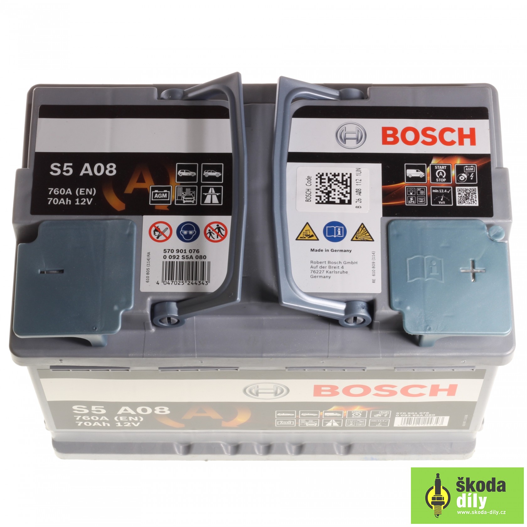 Car Battery 12V 68AH AGM Bosch